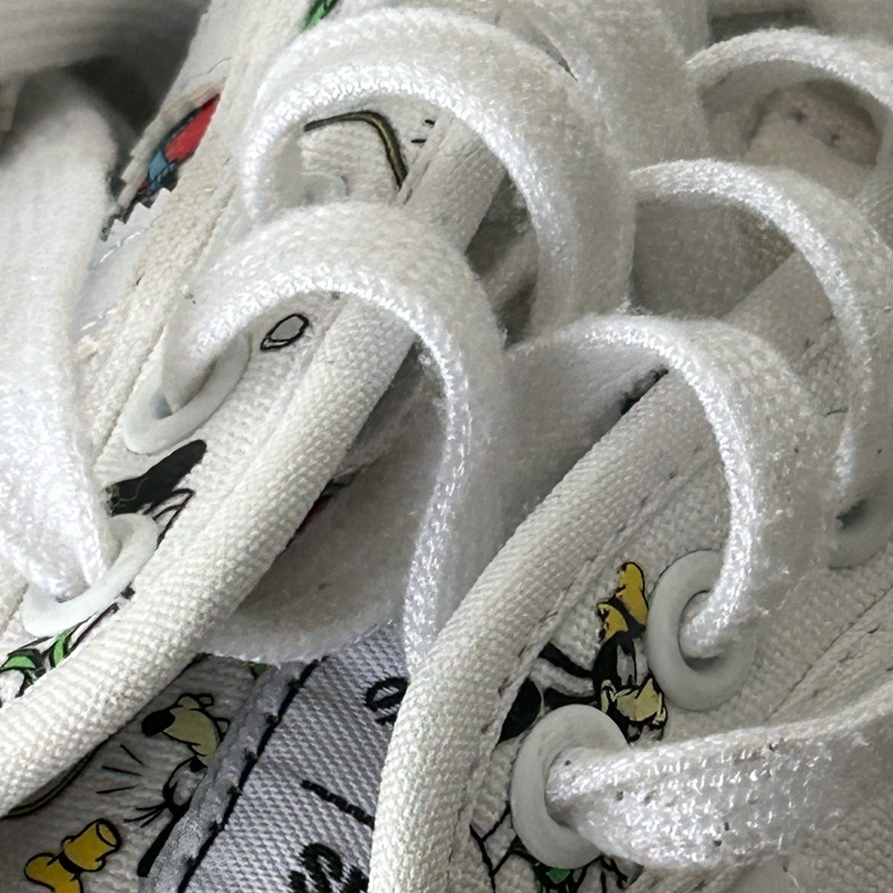 Adidas Originals Nizza x Disney White Sport Goofy Shoes size 7 - Picture 8 of 12